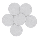 Dimple Iron 6pc. Modular Nesting Coffee Table in White