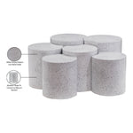 Dimple Iron 6pc. Modular Nesting Coffee Table in White