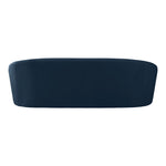 Riley 91" Velvet Upholstered Sofa in Navy