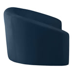 Riley 91" Velvet Upholstered Sofa in Navy