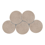 Dimple Iron 5pc. Modular Nesting Coffee Table in Taupe