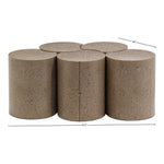 Dimple Iron 5pc. Modular Nesting Coffee Table in Taupe