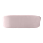 Riley 91" Velvet Upholstered Sofa in Pink
