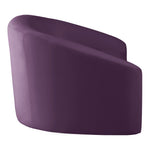 Riley 91" Velvet Upholstered Sofa in Purple