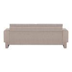 Madeline 89" Chenille Fabric Upholstered Sofa in Beige