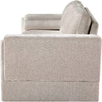 Madeline 89" Chenille Fabric Upholstered Sofa in Beige