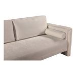 Madeline 89" Chenille Fabric Upholstered Sofa in Beige