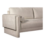 Madeline 89" Chenille Fabric Upholstered Sofa in Beige