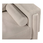 Madeline 89" Chenille Fabric Upholstered Sofa in Beige