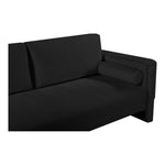 Madeline 89" Chenille Fabric Upholstered Sofa in Black
