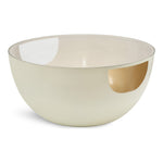 Doma Glass Top And Iron Base Coffee Table in Cream