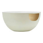 Doma Glass Top And Iron Base Coffee Table in Cream