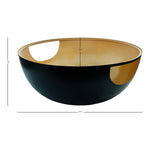 Doma Glass Top And Iron Base Coffee Table in Black