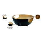 Doma Glass Top And Iron Base Coffee Table in Black