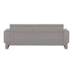 Madeline 89" Chenille Fabric Upholstered Sofa in Grey