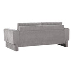 Madeline 89" Chenille Fabric Upholstered Sofa in Grey
