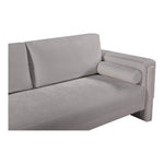 Madeline 89" Chenille Fabric Upholstered Sofa in Grey