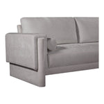 Madeline 89" Chenille Fabric Upholstered Sofa in Grey