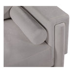 Madeline 89" Chenille Fabric Upholstered Sofa in Grey