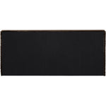 Drew Corduroy Fabric Upholstered King Bed (3 Boxes) in Brown