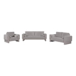 Madeline 89" Chenille Fabric Upholstered Sofa in Grey