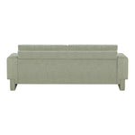 Madeline 89" Chenille Fabric Upholstered Sofa in Mint