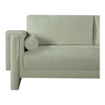 Madeline 89" Chenille Fabric Upholstered Sofa in Mint