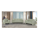 Madeline 89" Chenille Fabric Upholstered Sofa in Mint