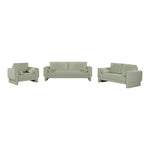 Madeline 89" Chenille Fabric Upholstered Sofa in Mint