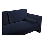 Madeline 89" Chenille Fabric Upholstered Sofa in Navy