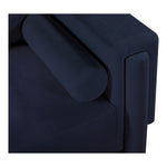 Madeline 89" Chenille Fabric Upholstered Sofa in Navy