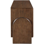 Elanor Oak Veneer And Solid Wood Sideboard/Buffet in Brown