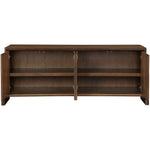 Elanor Oak Veneer And Solid Wood Sideboard/Buffet in Brown