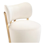 Elara Velvet Upholstered Swivel Accent Chair in Cream