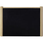 Elias Velvet Upholstered Queen Bed in Camel