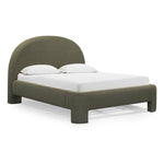 Orphea King Boucle Bed in Kale Green