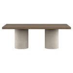 Casa Paros Pedestal Dining Table with Leaf