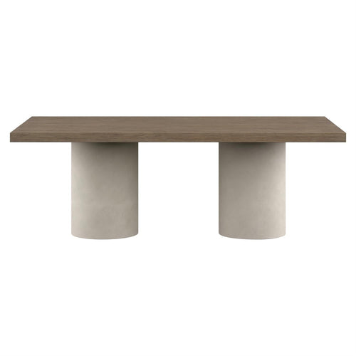 Casa Paros Pedestal Dining Table with Leaf