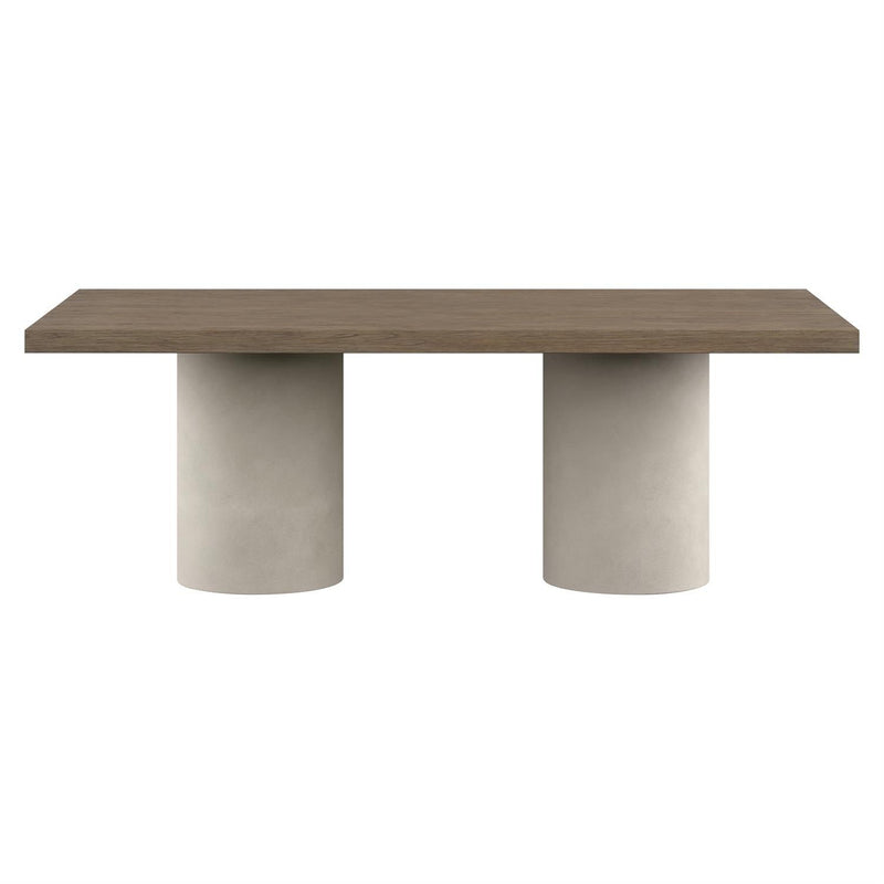 Casa Paros Pedestal Dining Table with Leaf