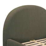 Orphea King Boucle Bed in Kale Green