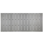 Maine 80" Outdoor Dining Table in Brown Gray