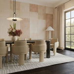 Leo Vegan Leather Dining Chair in Taupe