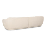Misty 115" Boucle Modular Sofa in Cream