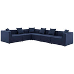 Saybrook Outdoor 6-Piece Sectional Sofa in Navy
