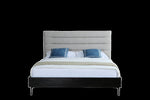 Schwamm Woven Blend Full Bed in Light Grey