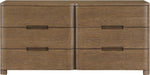 Caswell Oak Dresser in Brown