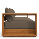 Tahoe Outdoor Acacia Wood Sofa in Natural Cocoa