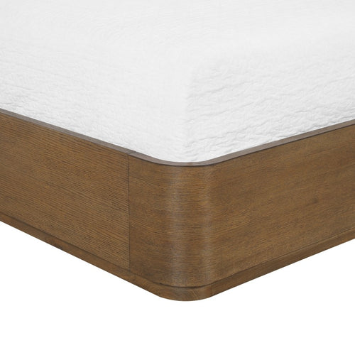 Tiberio Linen Bed - King in Brown