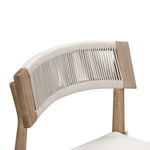 Gata Outdoor Dining Chair - Set of 2 in Cream