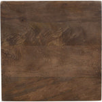 Opus Travertine End Table in Brown